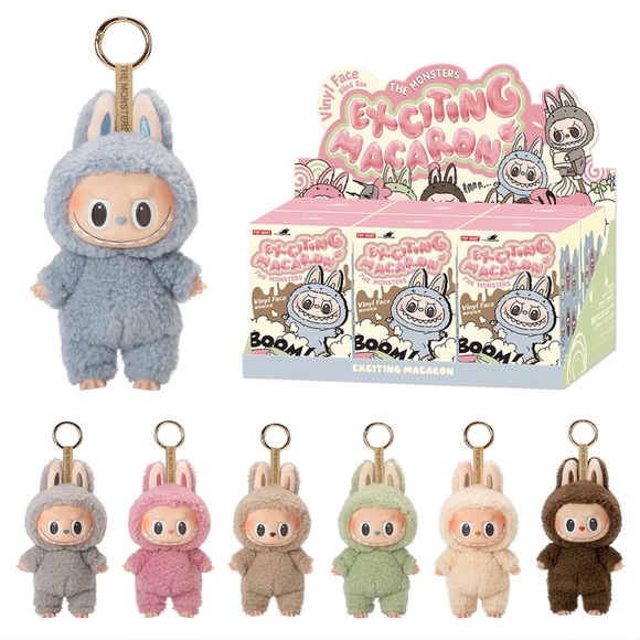 POP MART Exciting Macaron Labubu - Toffee - Picture 6 of 6